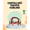 1200 Amper Jumper Kablo 2 Metre Bakır Uçlu Araç Takviye Seti