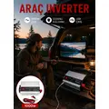 1000w Araç İnverter Aküden Elektrik Üreten Taşınabilir Güç Dönüştürücü