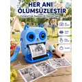 Çocuklar İçin Termal Baskılı Dijital Fotoğraf Makinesi Ön Ve Arka Kameralı