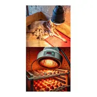 (6 Adet) 250w Kızılötesi Isıtıcılı Hayvan Isıtma Ve Kuluçka Lambası (kırmızı Işık) E27 (kalın Duy)