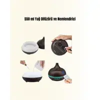 Zamanlayıcılı Ve Otomatik Kapanmalı Aromaterapi Nemlendirici Difüzör