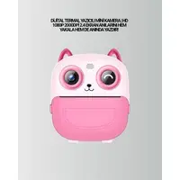 2.4” Ekranlı Mini Kamera – 1080p Kayıt + Mürekkepsiz Yazdırma