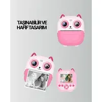 2.4” Ekranlı Mini Kamera – 1080p Kayıt + Mürekkepsiz Yazdırma