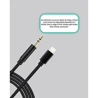 1 Metre Lightning To Aux Çevirici Kablo Stereo Ses Yüksek Kalite