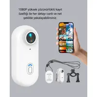 1080p Suya Dayanıklı Aksiyon Spor Kamerası 120° Geniş Açı Ve Wifi Destekli