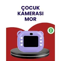 Eğlenceli Şipşak Çocuk Kamerası – Oyun, Müzik Ve 18 Efektli Anında Baskı