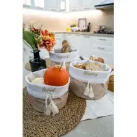 Yuvarlak Katlanabilir Çok Amaçlı Saklama Organizer Kutu Keçe Sepet (maxi) - 03396