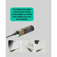 1.5v Aa Şarjlı Lityum Pil | 1000+ Kez Şarj Edilebilir | Hızlı Type-c Şarj (2 Adet)