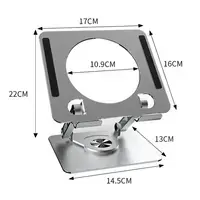360 Derece Dönebilen Yükseltilmiş Masaüstü Ayarlanabilir Metal Tablet Standı