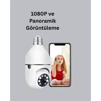 1080p Gece Görüşlü Ampul Güvenlik Kamerası – Kablolu Ve Kablosuz Seçenekli
