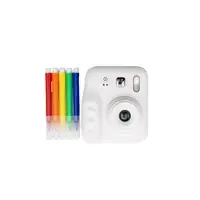 Eğlenceli Baskılı Çocuk Fotoğraf Makinesi Video Çekim 4 Rulo Kağıt 5 Kalem Set