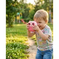 Çocuklar İçin Anında Baskılı Kamera 6 Renk Kalem 5 Rulo Kağıt Hediyeli Eğitici Eğlenceli Fotoğraf Makinesi