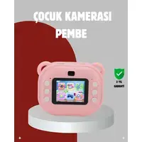Anında Baskı Özellikli Çocuk Kamerası – 24mp Hd Çift Lens, 32gb Hafıza Ve Oyun Modu