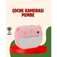 Çocuklar İçin Şipşak Yazıcı Kamera 24mp Hd Çift Lensli Termal Baskılı