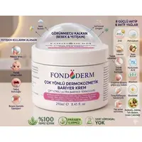 Fondöderm Dermokozmetik Bariyer Krem | Bebek Pişik Kremi Ve Yoğun Onarıcı Nemlendirici Doğal Yağlar İçeren Çok Amaçlı Cilt Bakım Kremi