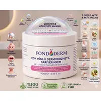 Fondöderm Dermokozmetik Bariyer Krem | Bebek Pişik Kremi Ve Yoğun Onarıcı Nemlendirici Doğal Yağlar İçeren Çok Amaçlı Cilt Bakım Kremi