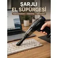 2'si 1 Arada Şarjlı Temizlik Cihazı Çok Amaçlı