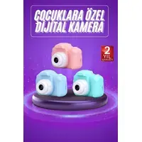 Dijital Fotoğraf Makinesi Çocuk Mini 1080p Hd Kaliteli Renkli