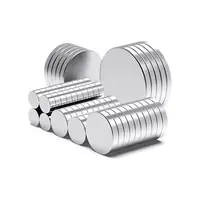 10 Adet 10x2mm Yuvarlak Neodyum Mıknatıs Güçlü Magnet Nikel Kaplamalı