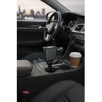 4’ü 1 Arada Araç Çakmaklık Şarj Cihazı 66w Type-c Hızlı Şarj Çift Usb Telefon Şarj Geri Çekilebilir Kablo