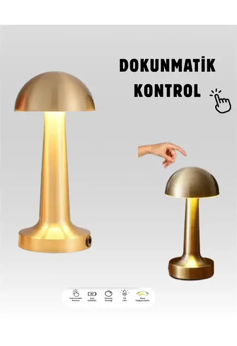 %100 Kademeli Ayarlanabilir Işık – Usb Şarjlı Masa Lambası