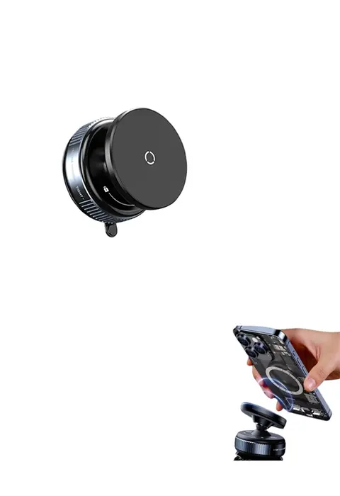 360° Ayarlanabilir Manyetik Araç Telefon Tutucu – Kompakt Ve Pratik Tasarım