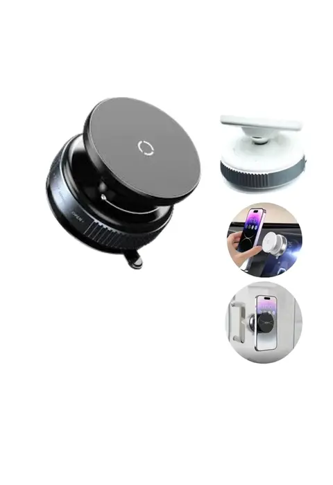 360° Ayarlanabilir Manyetik Araç Telefon Tutucu – Kompakt Ve Pratik Tasarım