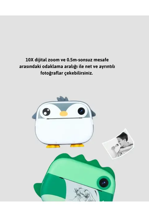 64gb Tf Kart Destekli Çoklu Dil Seçeneği Sunan Anında Baskı Kamera