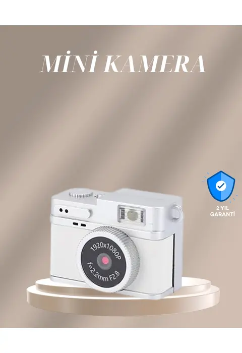 Cep Boy Vintage Dijital Kamera Led Destekli Full Hd Video