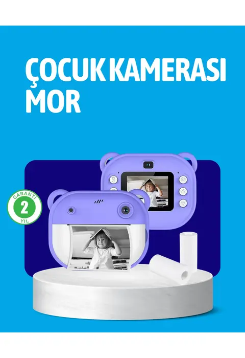 Anında Baskı Özellikli Çocuk Kamerası