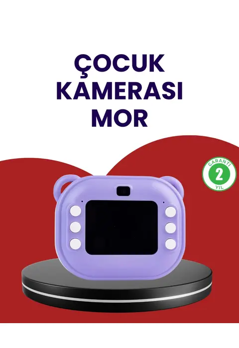 Eğlenceli Şipşak Çocuk Kamerası – Oyun, Müzik Ve 18 Efektli Anında Baskı