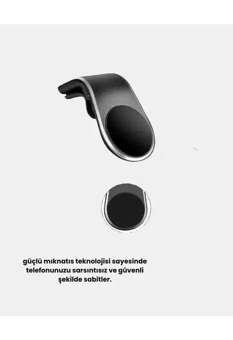 360° Dönebilen Manyetik Araç Telefon Tutucu Sarsıntısız Ve Şık Tasarımlı