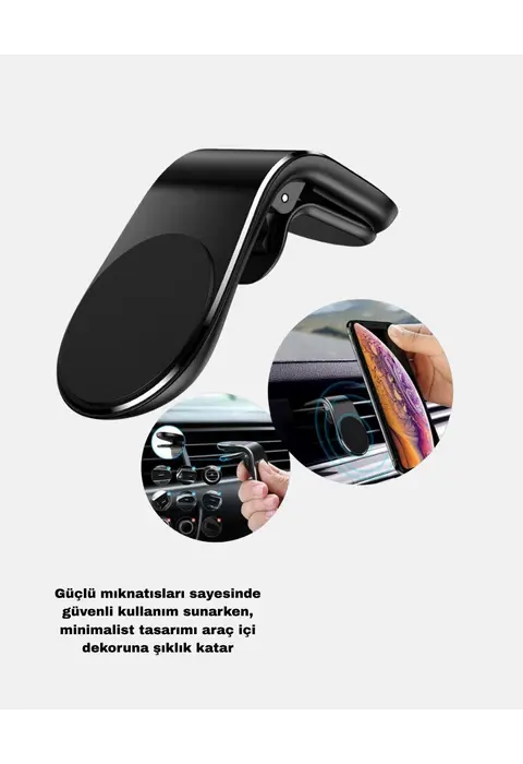 360° Döner Telefon Tutucu Ve 55w Hızlı Araç Şarj Aksesuar Seti