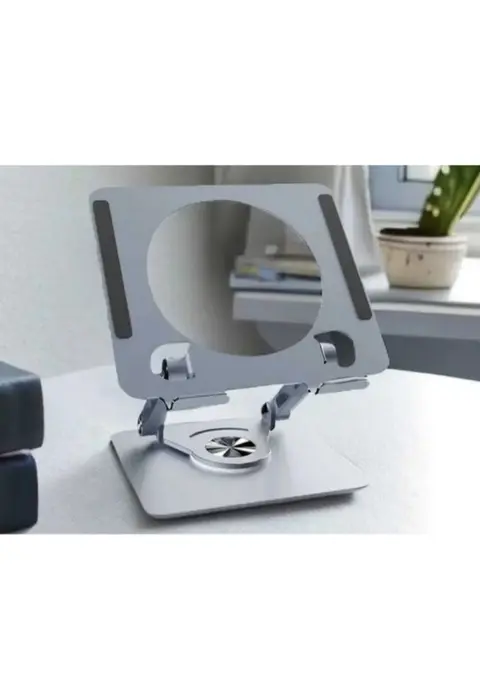 360 Derece Dönebilen Yükseltilmiş Masaüstü Ayarlanabilir Metal Tablet Standı