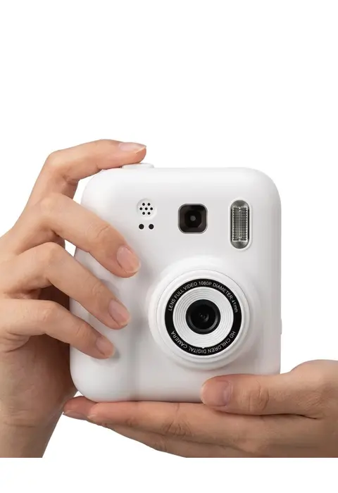Çocuk Dijital Baskılı Kamera 5 Kalem 4 Rulo Kağıt Hediyeli Eğlenceli Fotoğraf Makinesi