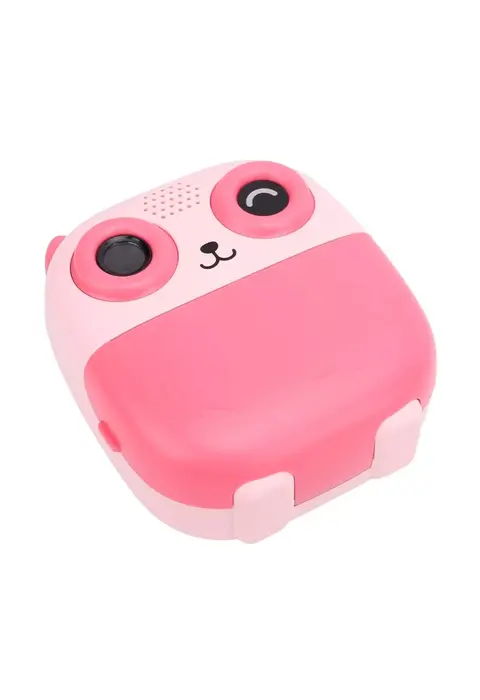 Çocuklar İçin Baskılı Mini Kamera 6 Kalem 5 Kağıt Rulosu Hediyeli Eğlenceli Fotoğraf Makinesi