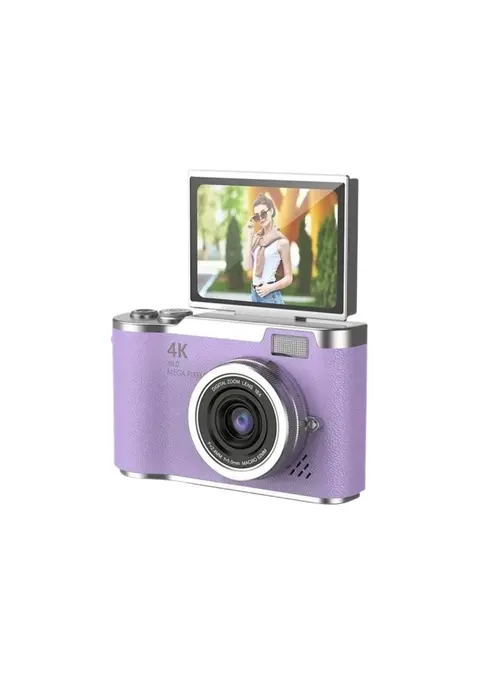 4k Kompakt Kamera 48 Mp Autofocus Flash Özellikli Vlog Kamera