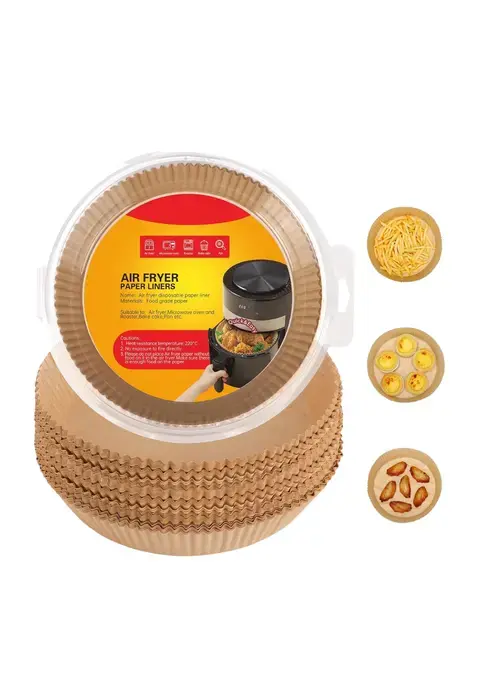100 Parça Airfryer Kağıdı Tek Kullanımlık Temiz Pişirme Kağıdı