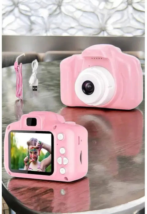Çocuk Kamerası Dijital 1080p Hd Kaliteli Mini Fotoğraf Makinesi Profesyonel