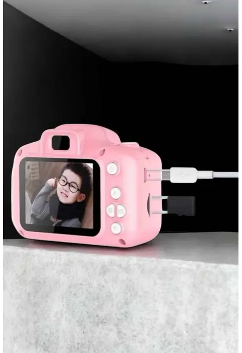 Çocuklara Özel Dijital Fotoğraf Makinesi Mini 1080p Hd Kaliteli