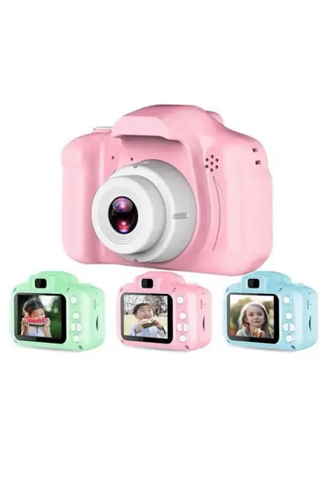 Çocuklara Özel Fotoğraf Ve Video Çeken Mini Çok Renkli Fotoğraf Makinesi