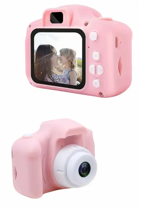 Çocuklara Özel Fotoğraf Ve Video Çeken Mini Çok Renkli Fotoğraf Makinesi
