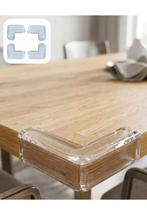 Çocuk Güvenlik Köşe Koruyucu 4 Lü Set Masa Sehpa Köşe Atı