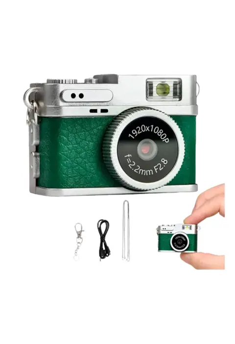 1080p Hd Mini Dijital Kamera Ips Ekranlı Taşınabilir Fotoğraf Makinesi