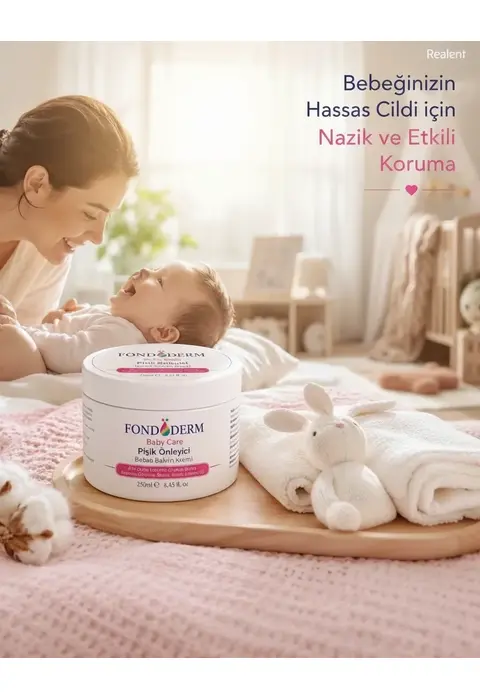 Bebek Pişik Kremi Çinko Oksit Ve Lanolin İçerikli Bariyer Krem Yoğun Onarıcı Cilt Bakım Kremi