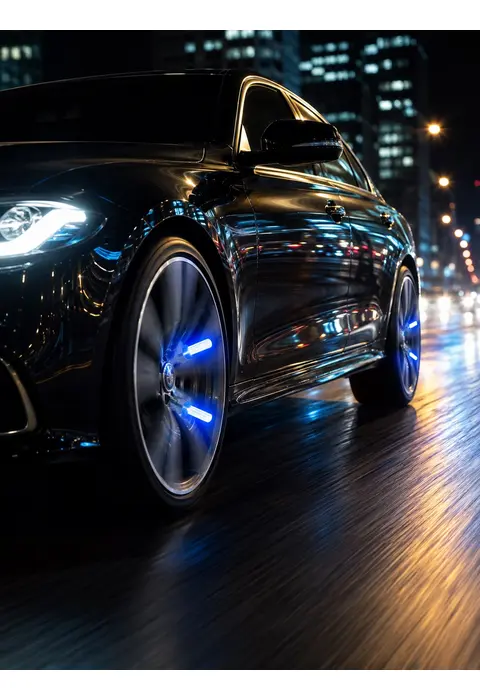 4'lü Araç Sibop Led Işığı Otomatik Açılan Lastik Işığı Seti