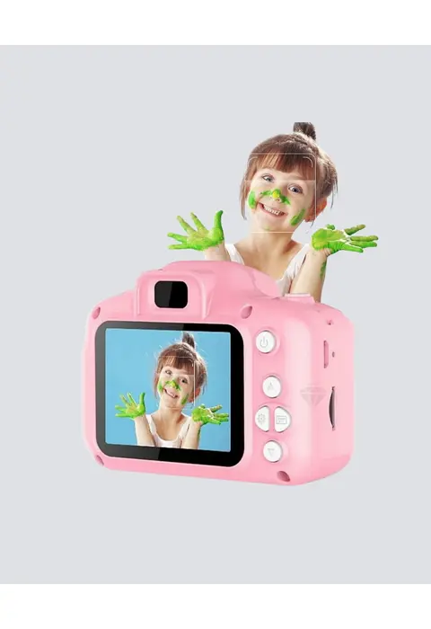 8 Megapiksel Mini Çocuk Kamerası Hd Ekranlı Darbeye Dayanıklı Ve Şarjlı