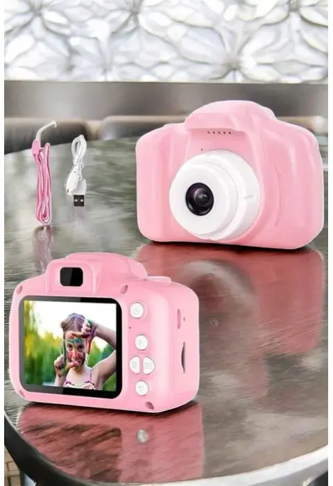 Çocuk Kamerası Dijital 1080p Hd Kaliteli Mini Fotoğraf Makinesi Profesyonel