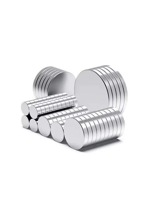 10 Adet 10x2mm Yuvarlak Neodyum Mıknatıs Güçlü Magnet Nikel Kaplamalı