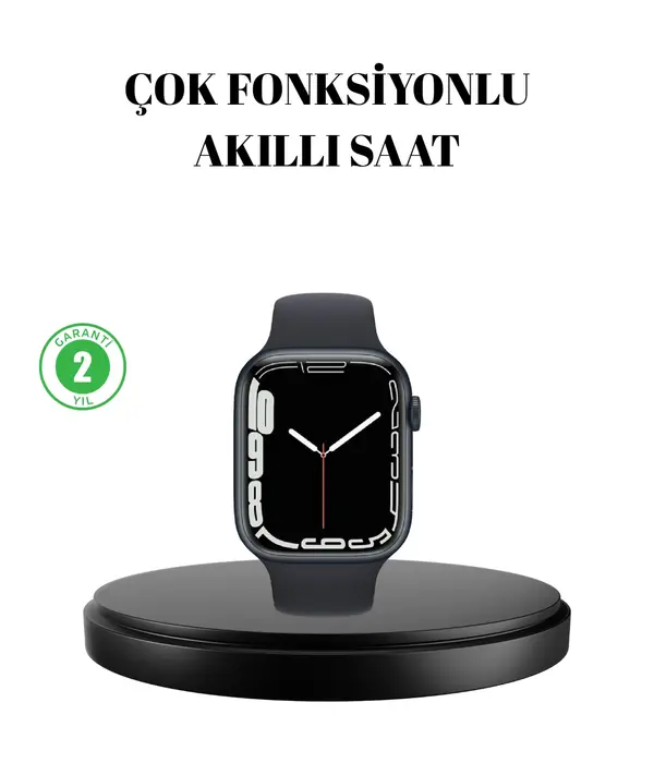 1.9 İnç Akıllı Saat – Bluetooth 5.0, Kablosuz Şarjlı, Ip68 Su Geçirmez Akıllı Saat